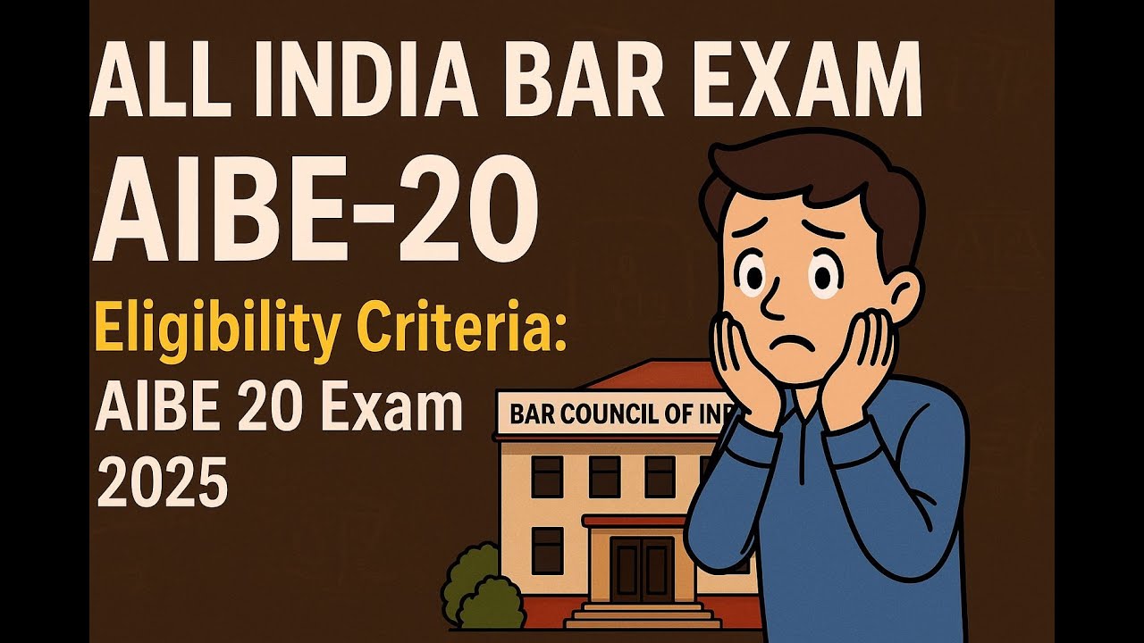 AIBE-20 exam Eligibility Criteria 2025 || ALL INDIA BAR EXAM #aibe20examdate