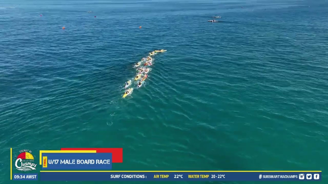U17 male Board Race