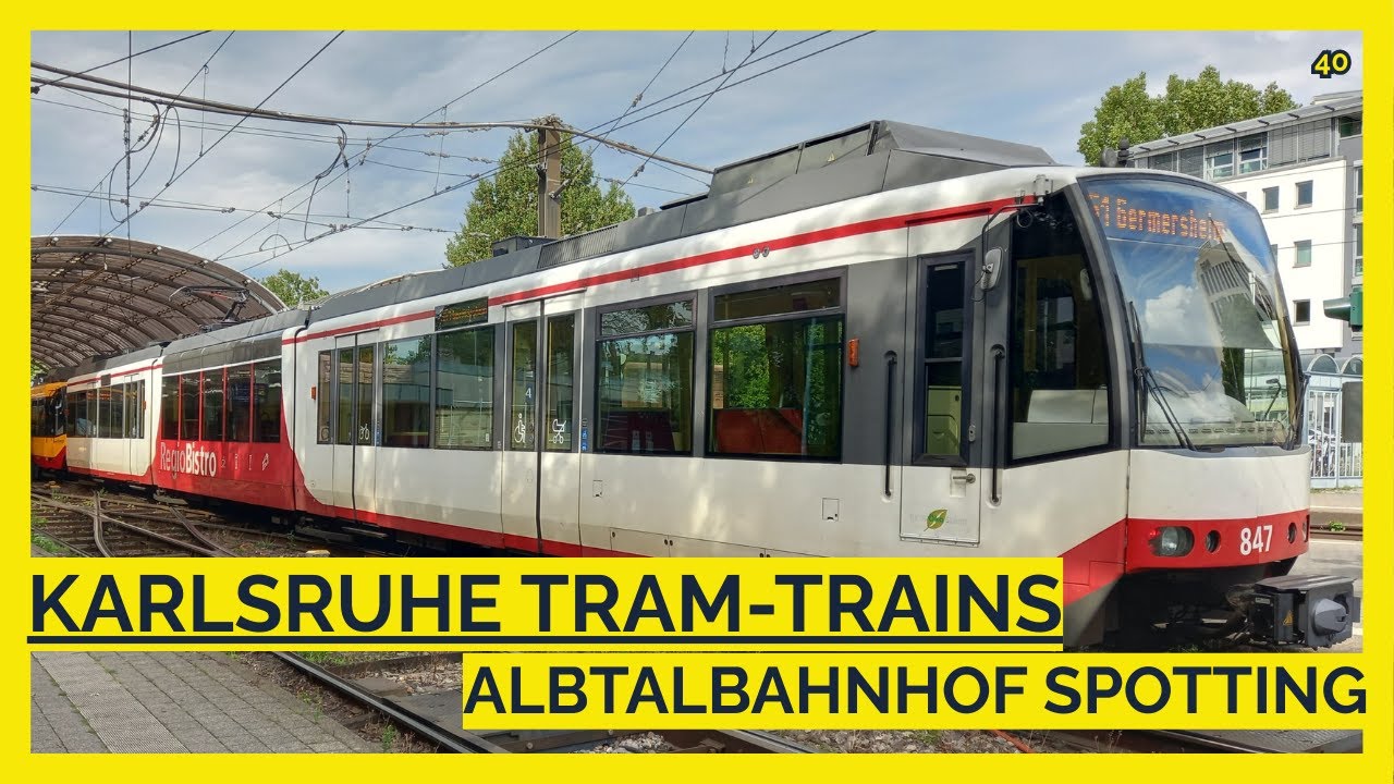 Stadtbahn Karlsruhe at Albtalbahnhof 2