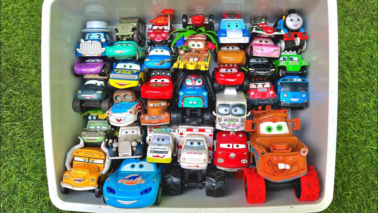 Disney Pixar Cars Unboxing Review | Lightning Mcqueen, Tow Mater, Doc Hudson, Sally Carrera, Cruz