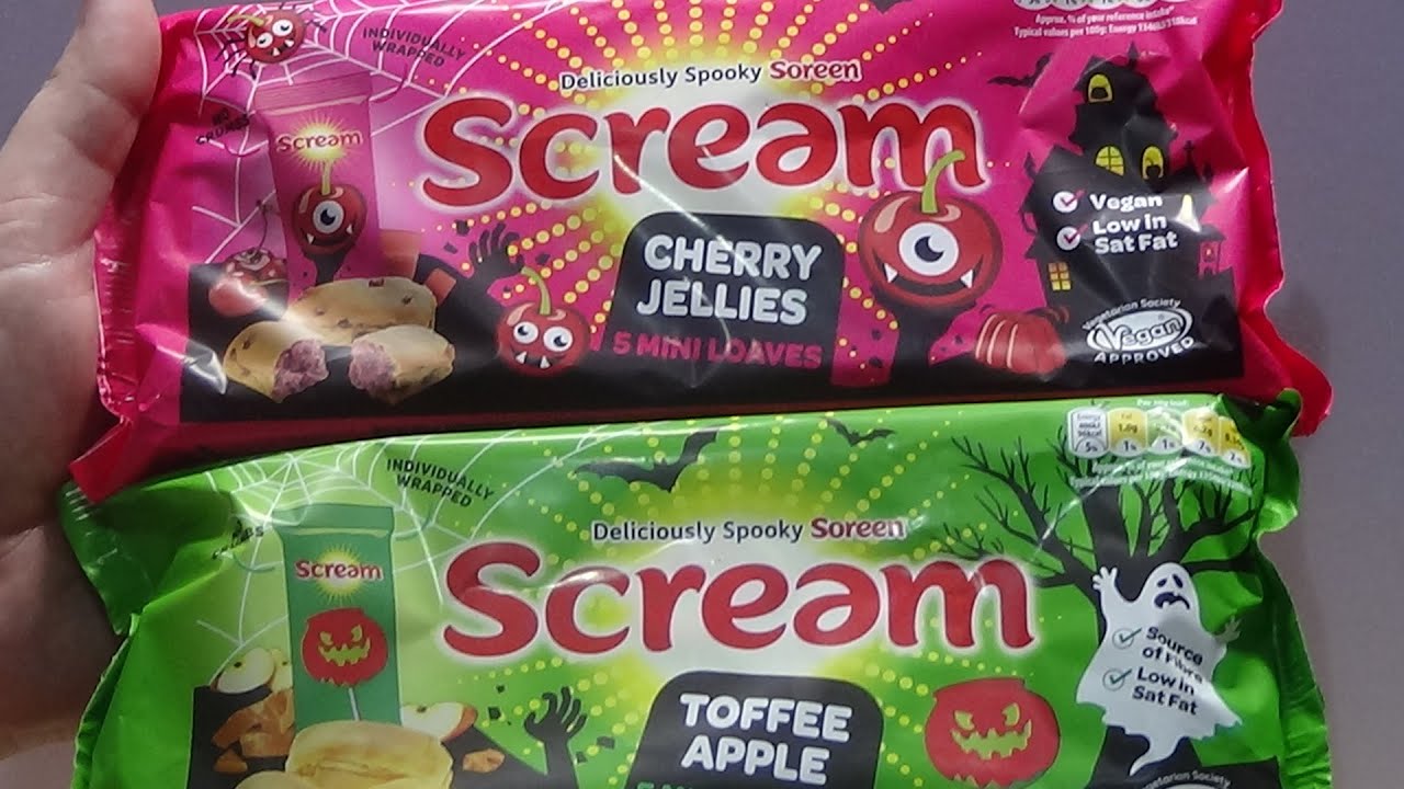 Soreen Scream Mini Loaves Cherry Jellies and Toffee Apple Flavours. Which is Best?