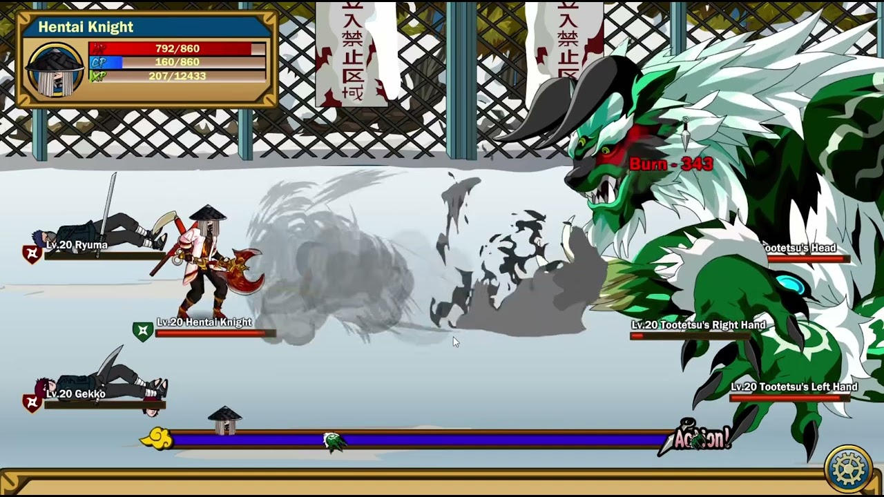 Ninja Rift | Free User Lv 20 vs Tootetsu - Xmas 2024