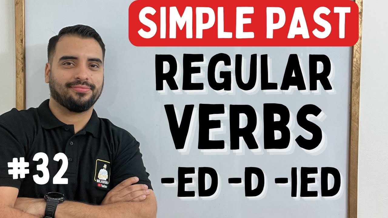 4 REGLAS DE LOS VERBOS REGULARES  EN INGLES (PASADO SIMPLE)