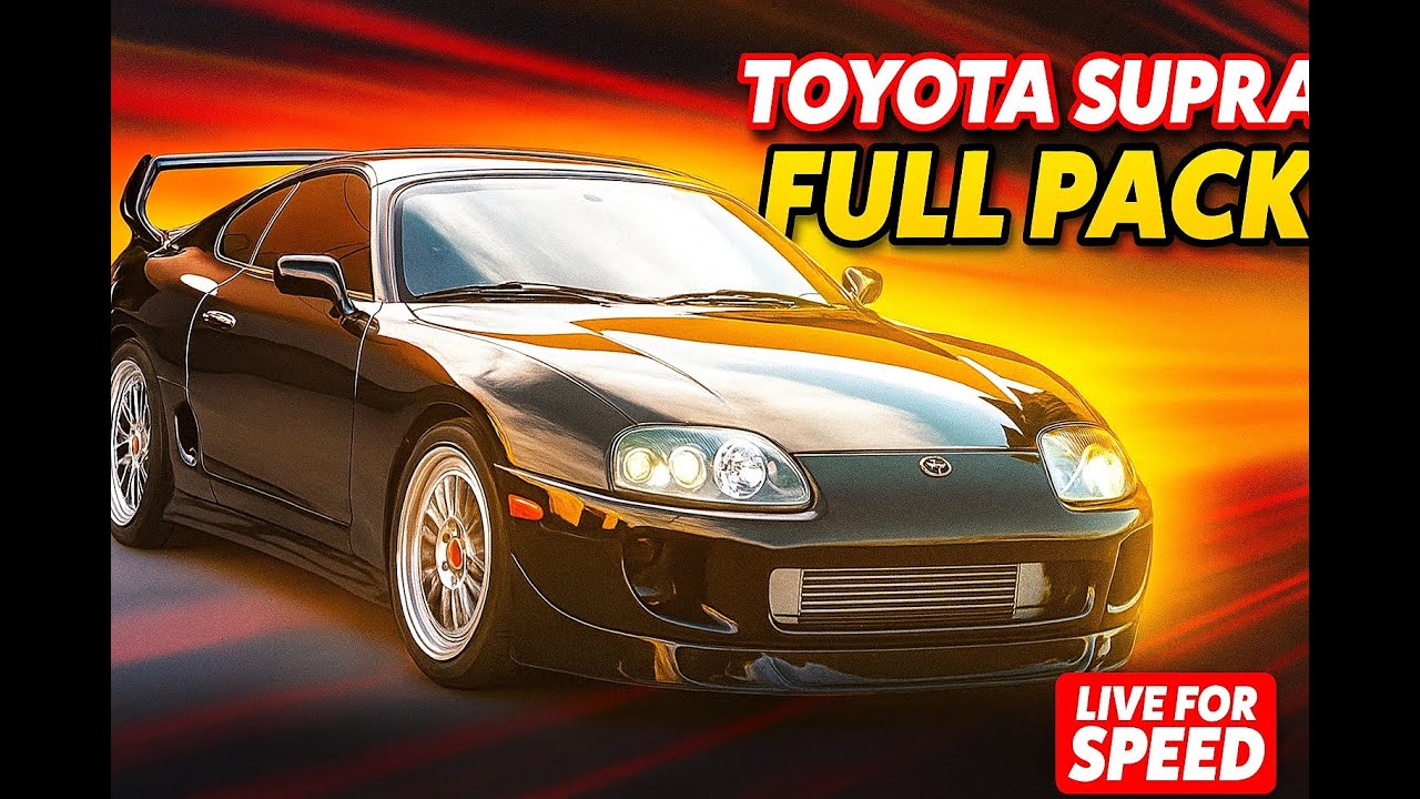 Toyota Supra Full Pack en Live for Speed | Primera Vuelta (LFS)