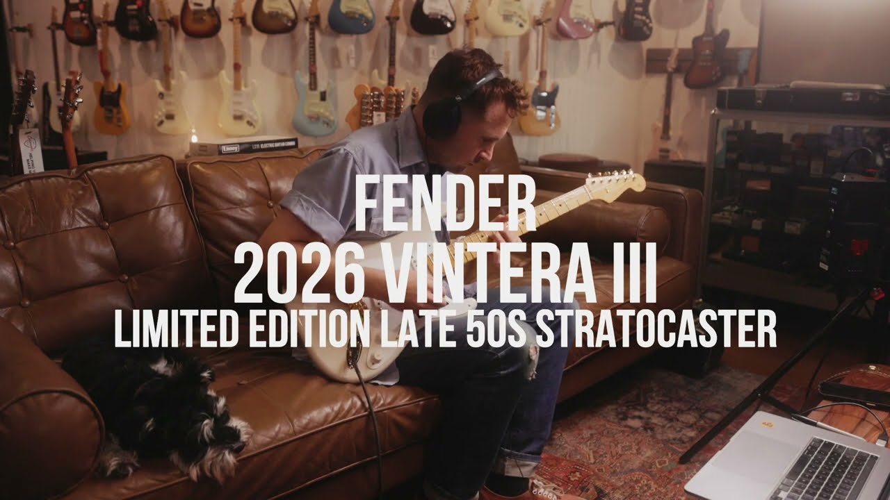 FENDER VINTERA III Late 50s Strat Playthrough