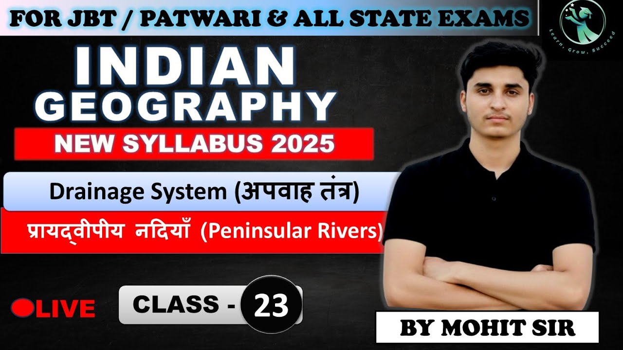 Peninsular Rivers (PART - 2) | Indian Geography LIVE Class | HP Patwari | JBT | SET 2026
