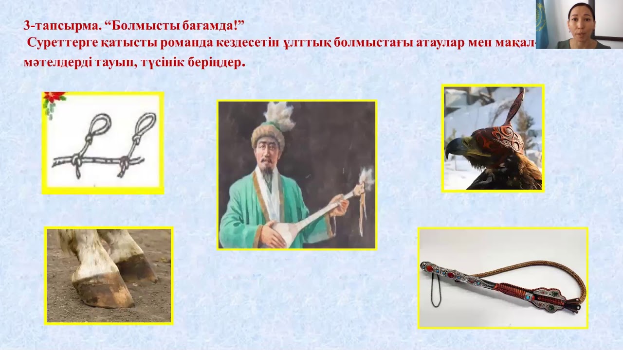 ІІІ - тоқсан, Қазақ әдебиеті, 9 сынып, Ғ Мүсірепов Ұлпан романындағы Ұлпанның бейнесі