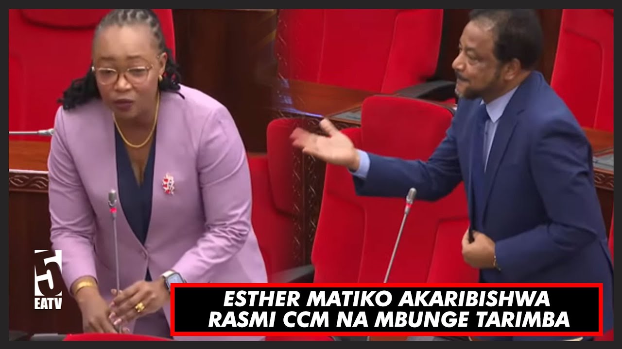 ESTHER MATIKO AKARIBISHWA RASMI CCM, BUNGE ZIMA LAIBUKA NA SHANGWE | TARIMBA AMUOMBA AUNGE MKONO