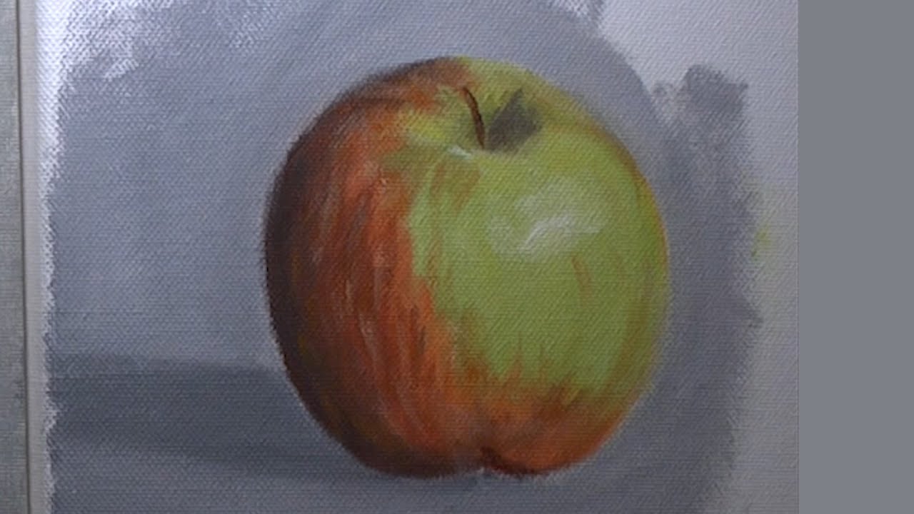 Acrylic Apple - Painting lesson
