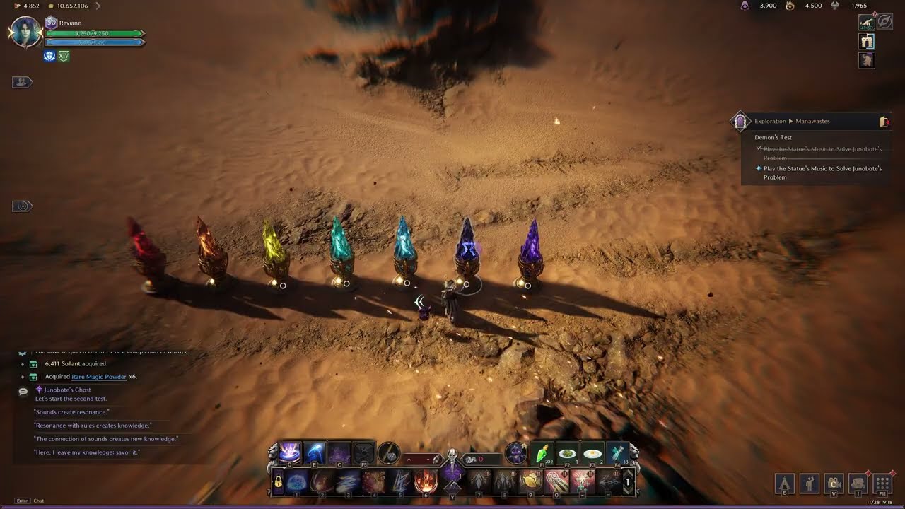 Throne and Liberty - Demon's Test Manawastes - Music Puzzle