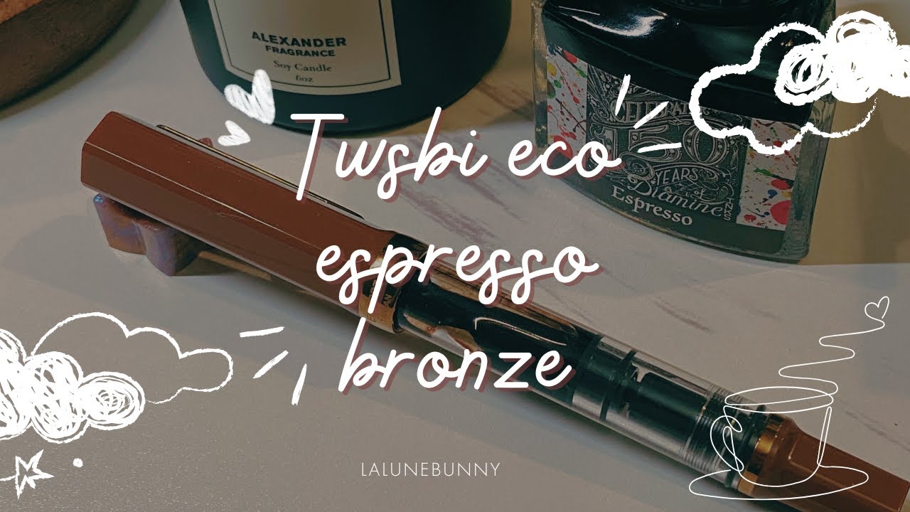 TWSBI Eco Espresso Bronze | Unboxing, Inking, Review | New Pen Day | Valentines Day Pen