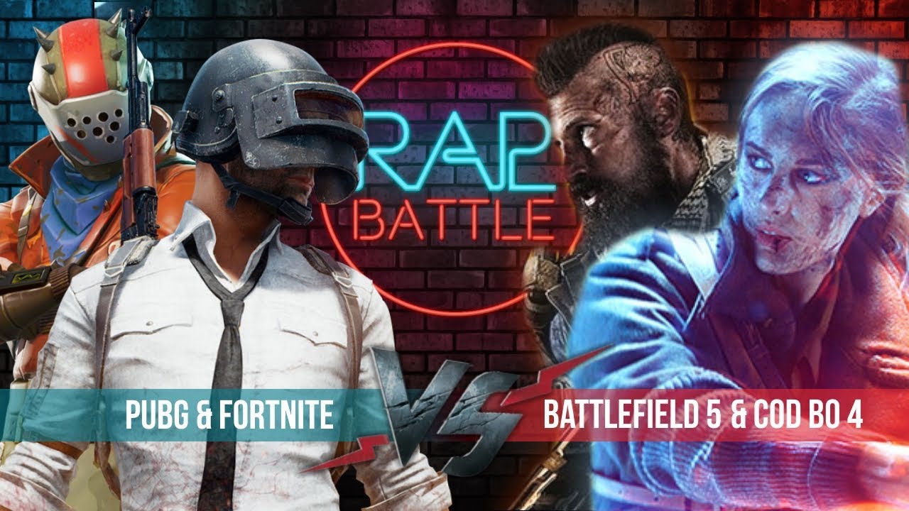 Рэп Баттл - PUBG & Fortnite vs. Battlefield 5 & Call of Duty: Black Ops 4