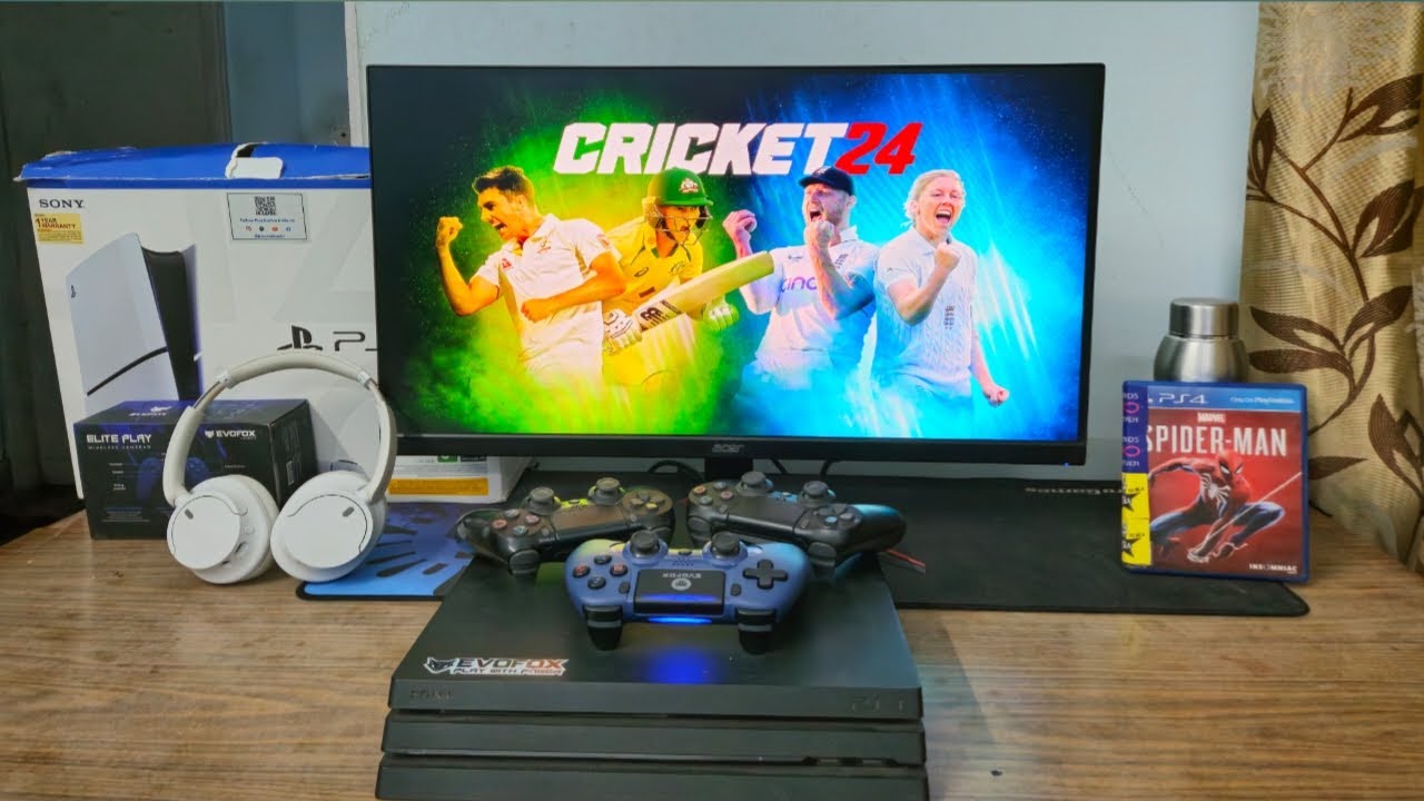 Cricket 24 ps4 pro ( 1080p monitor) in 2024