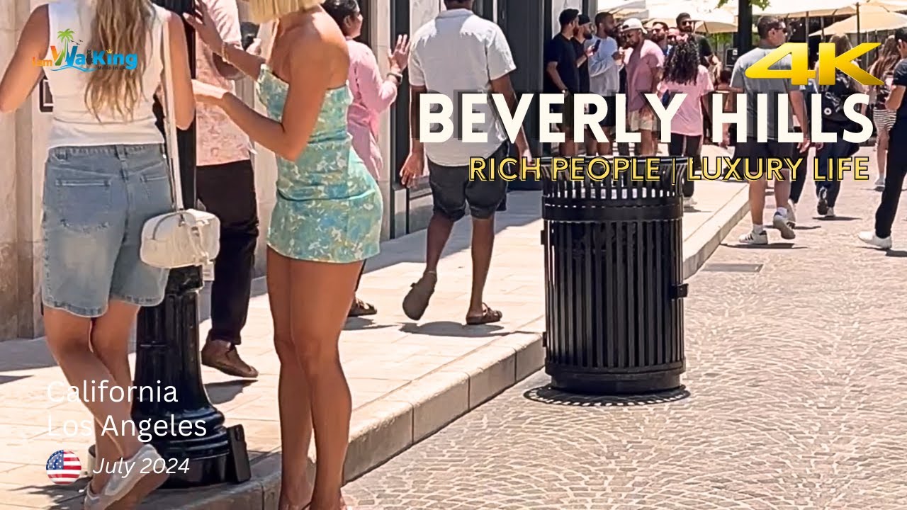 Beverly Hills🇺🇸 Rodeo Drive LUXURY Life💎[4K] California