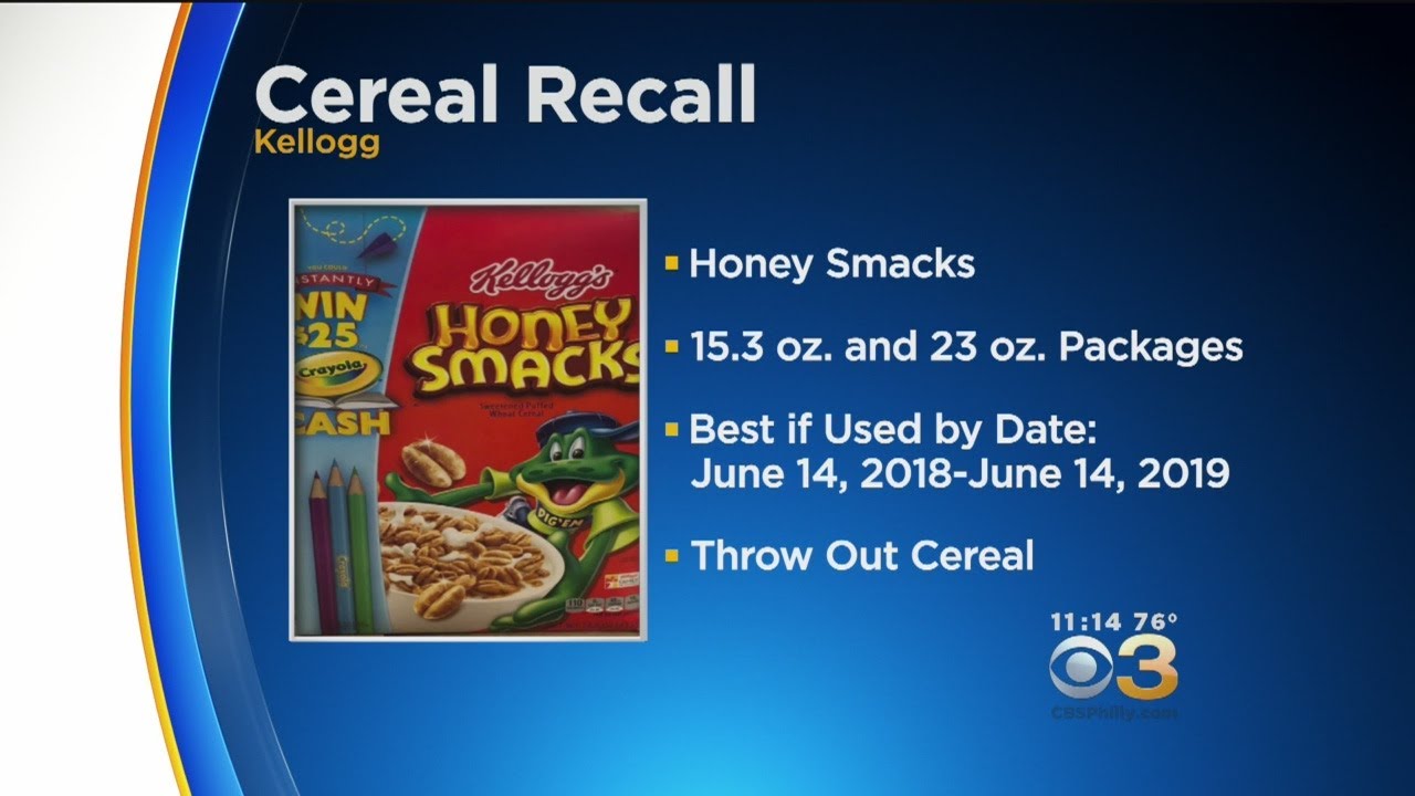 RECALL ALERT: Kellogg's Recalling Honey Smacks Cereal