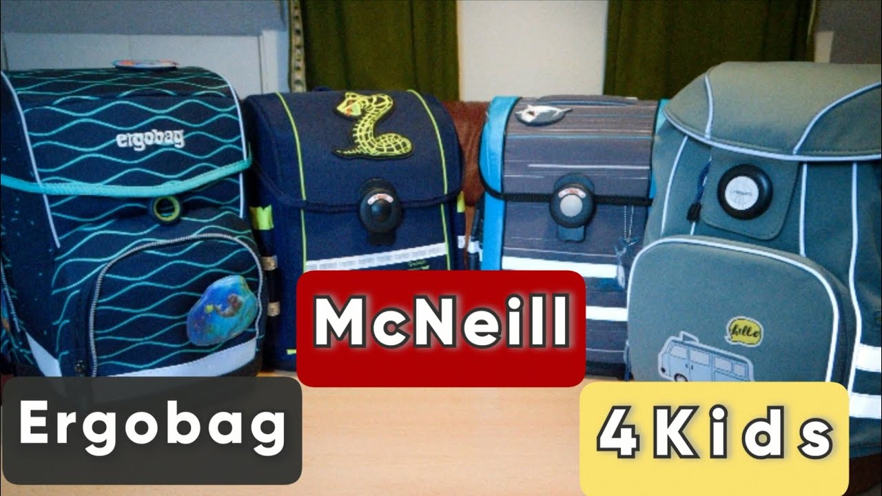 Обзор и цены рюкзаков для первоклассника/Ergobag/4Kids/MCNeill/Наш выбор✅/Германия🇩🇪