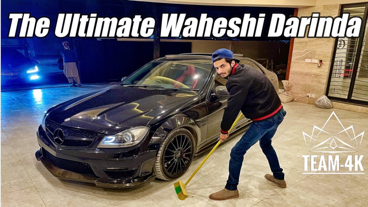 Waheshi Darinda 👿C63 AMG Donuts🔥Drift Machine🤩