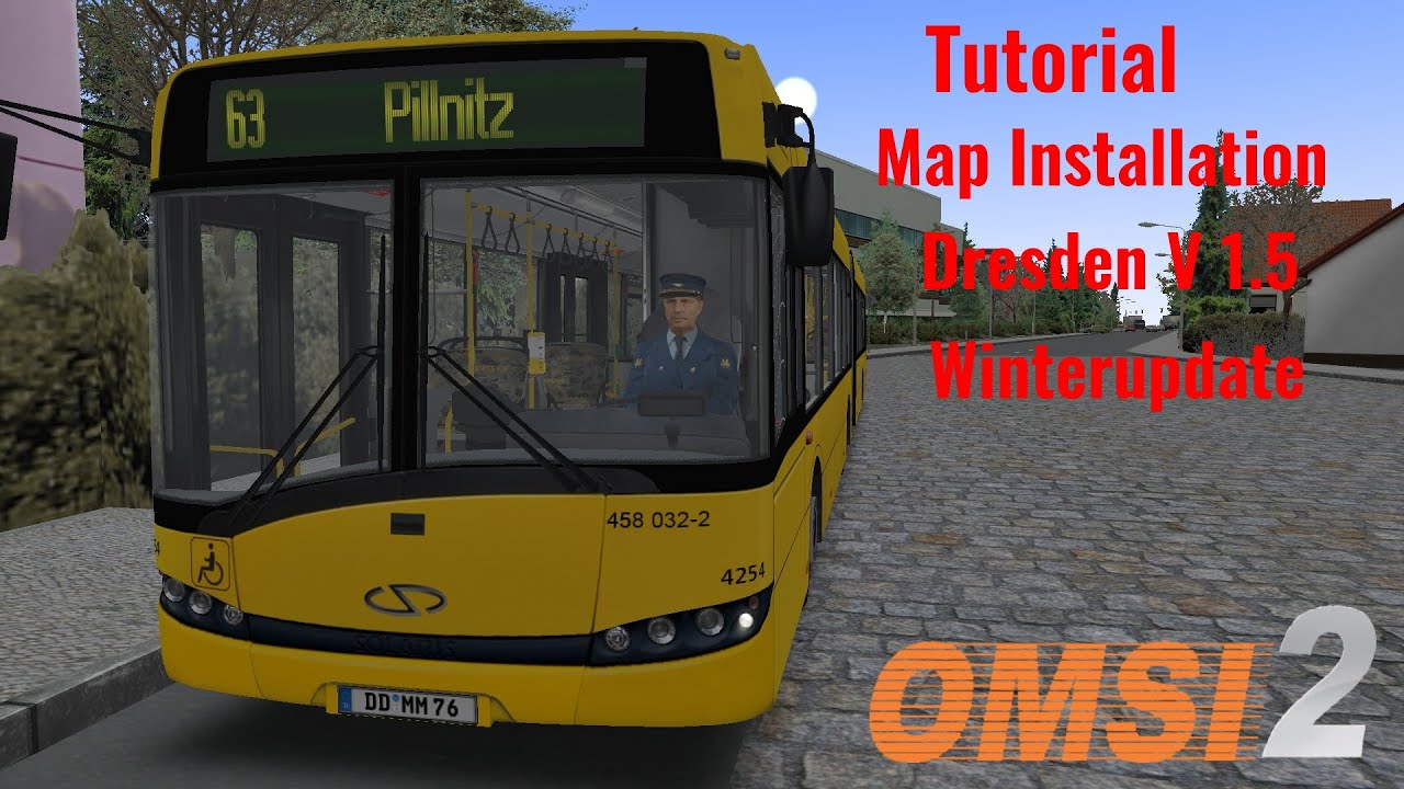 OMSI 2 | Tutorial zur Map Installation Dresden V 1.5 Winterupdate | HD | #39