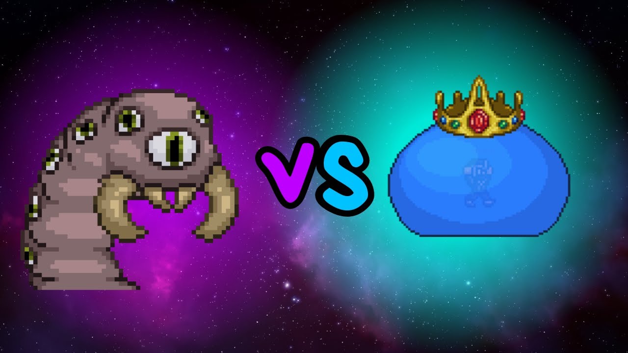 Eater of Worlds vs King Slime - Master Mode