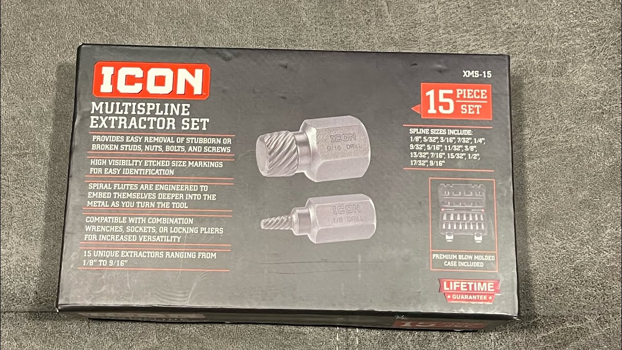 New Harbor Freight Icon Extractor Set.