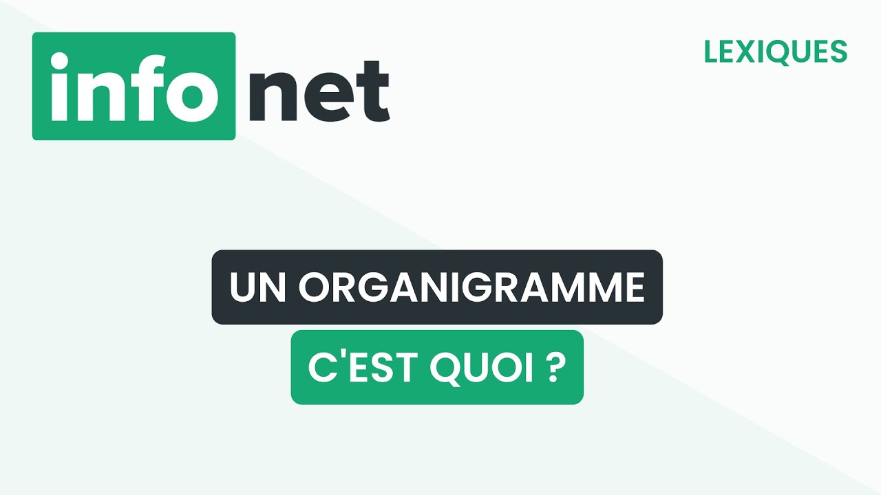 Un organigramme, c'est quoi ? (d&eacute;finition, aide, lexique, tuto, explication)