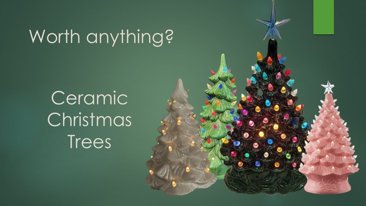 Is it worth anything? Ceramic Christmas Trees