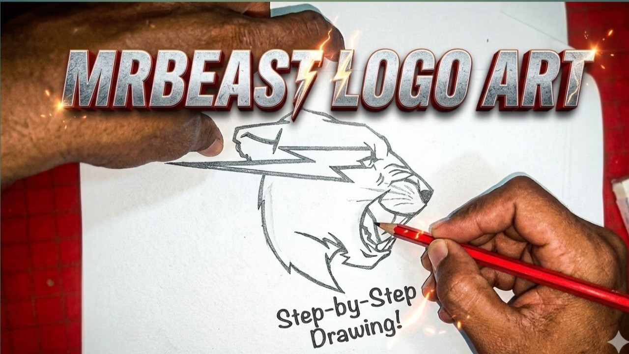 Drawing the MrBeast's Logo | Aldare | @MrBeast