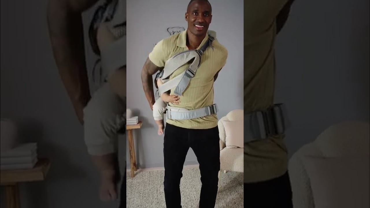 How to - back carry Babybj&ouml;rn baby carrier One