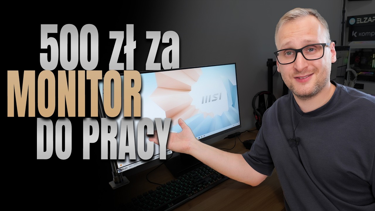 Tani i dobry monitor do pracy - MSI PRO M273A Series