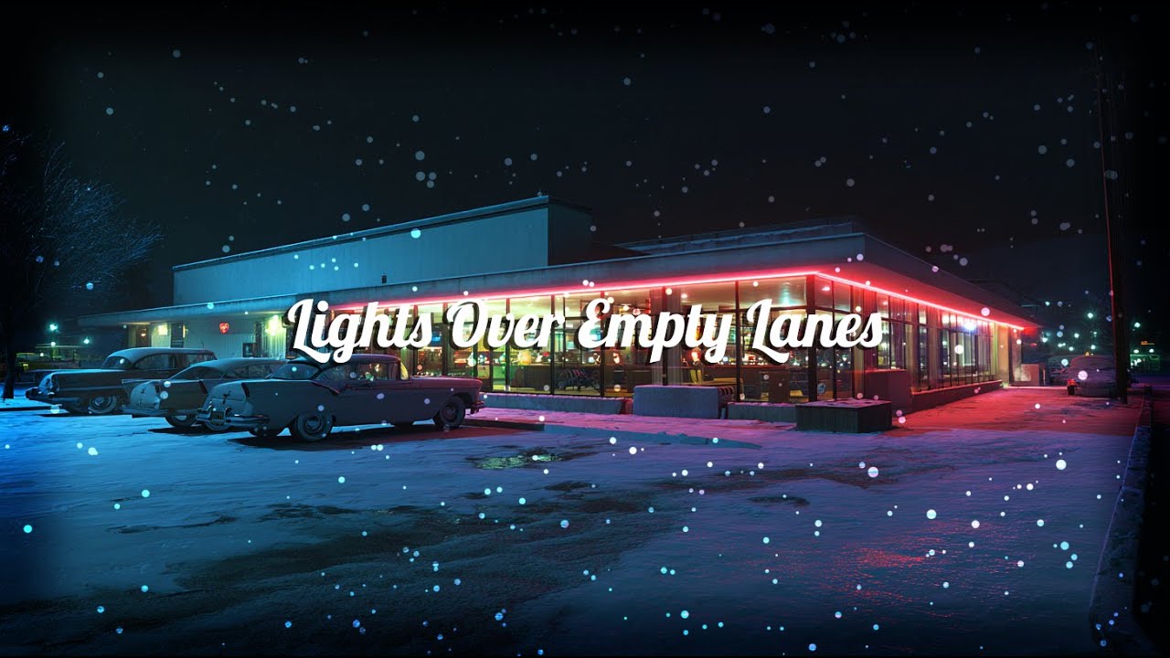 Late Night at a 1950s Bowling Alley ❄️ Jazz Ambience