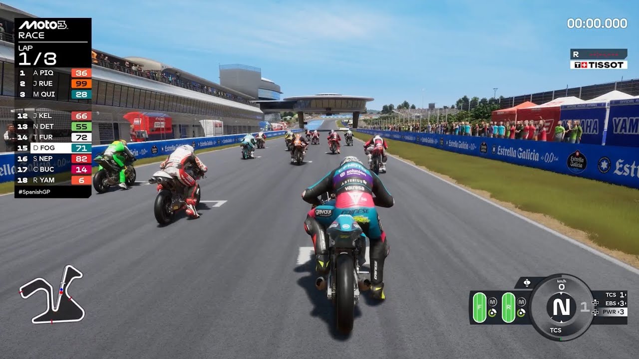 MotoGP 25 - Jerez Moto3 Gameplay as Dennis Foggia