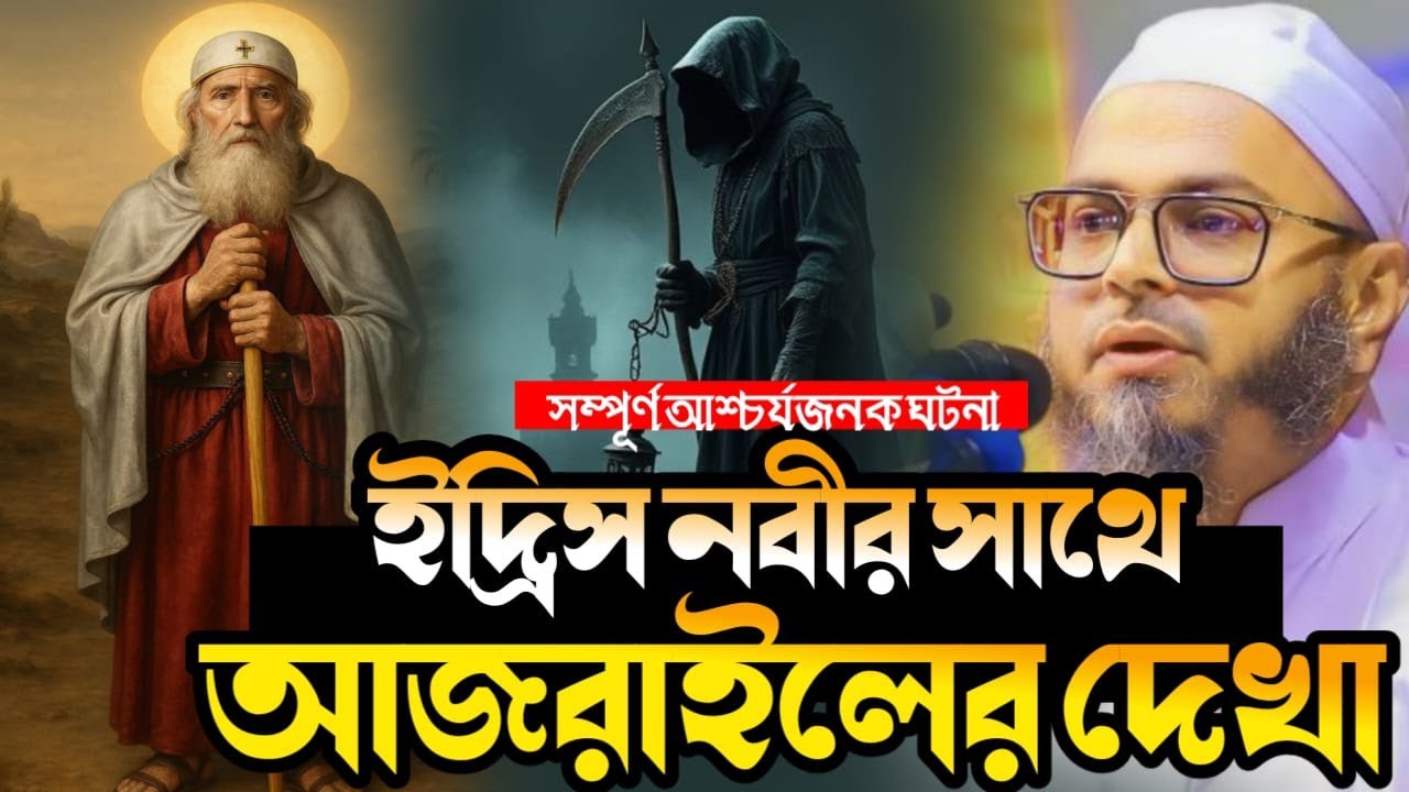 ইদ্রিস নবী ও আজরাইল (আঃ) এর অদ্ভুত সাক্ষাৎ | মুফতি নাসির উদ্দীন আনসারী