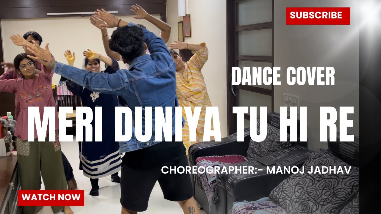 Meri duniya tu hi re dance family sangeet wedding bride groom tutorial by Manoj Jadhav