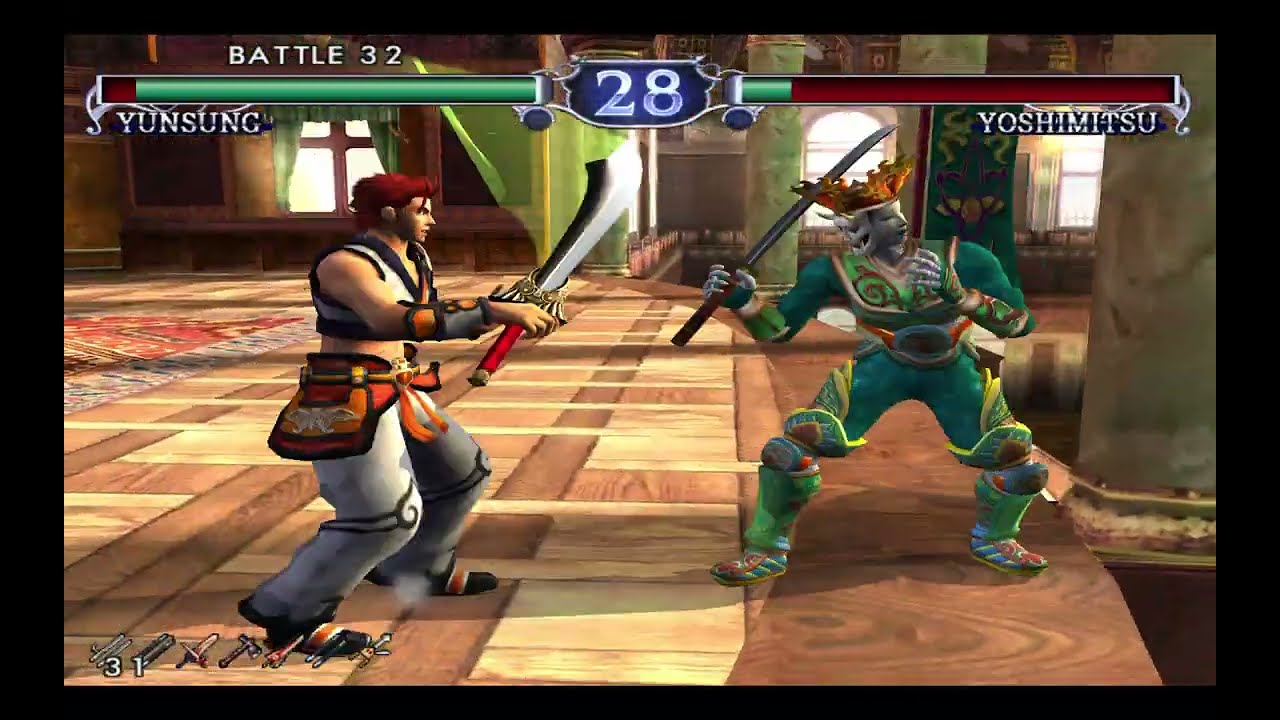 Soul Calibur 2 Survival No Recovery Yunsung 71 Wins