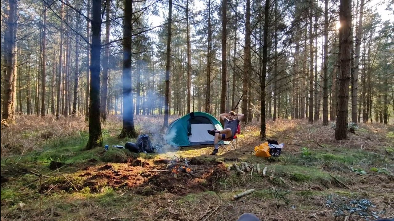 Surrey Hills Wild Camping - First Night In A Hammock