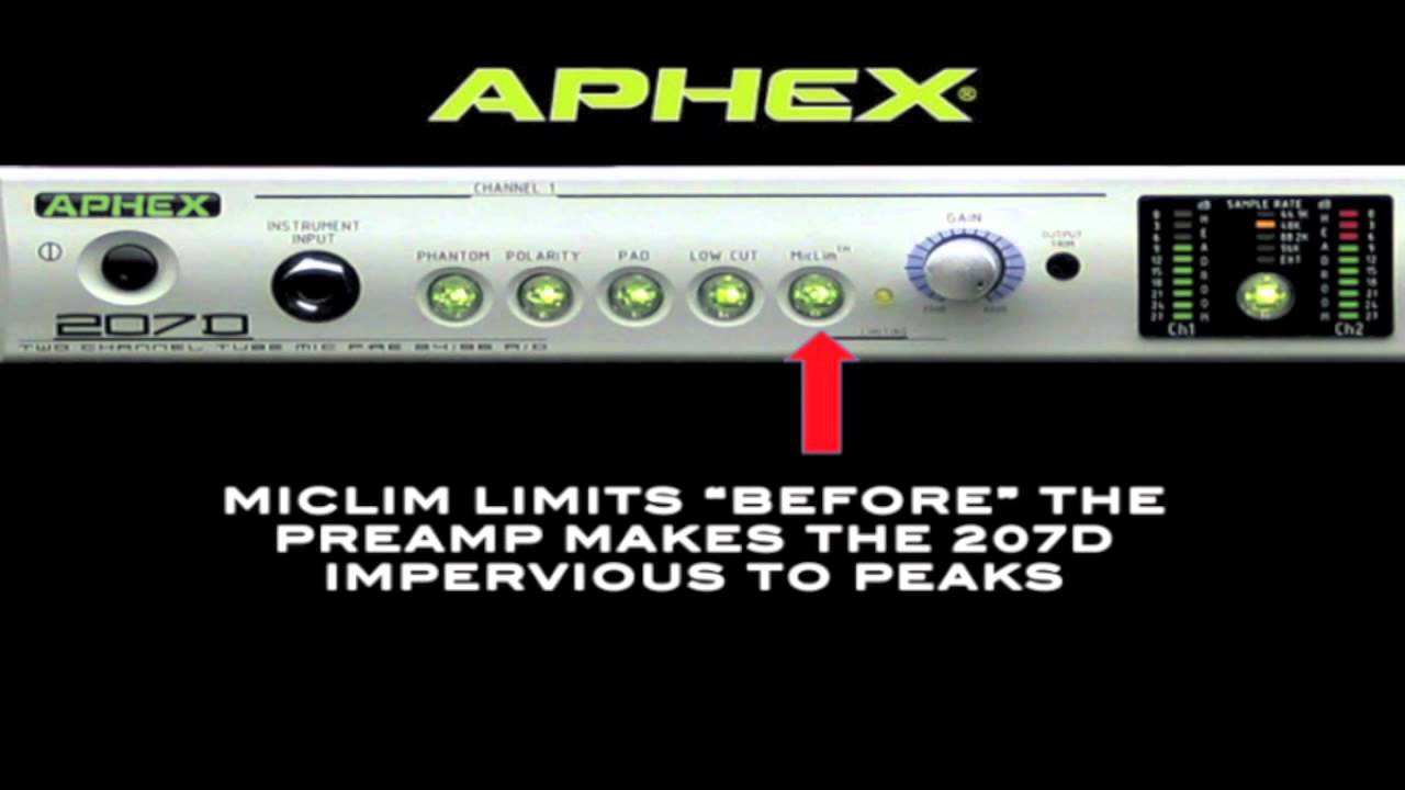 Aphex 207 D Tube Pre Training Video