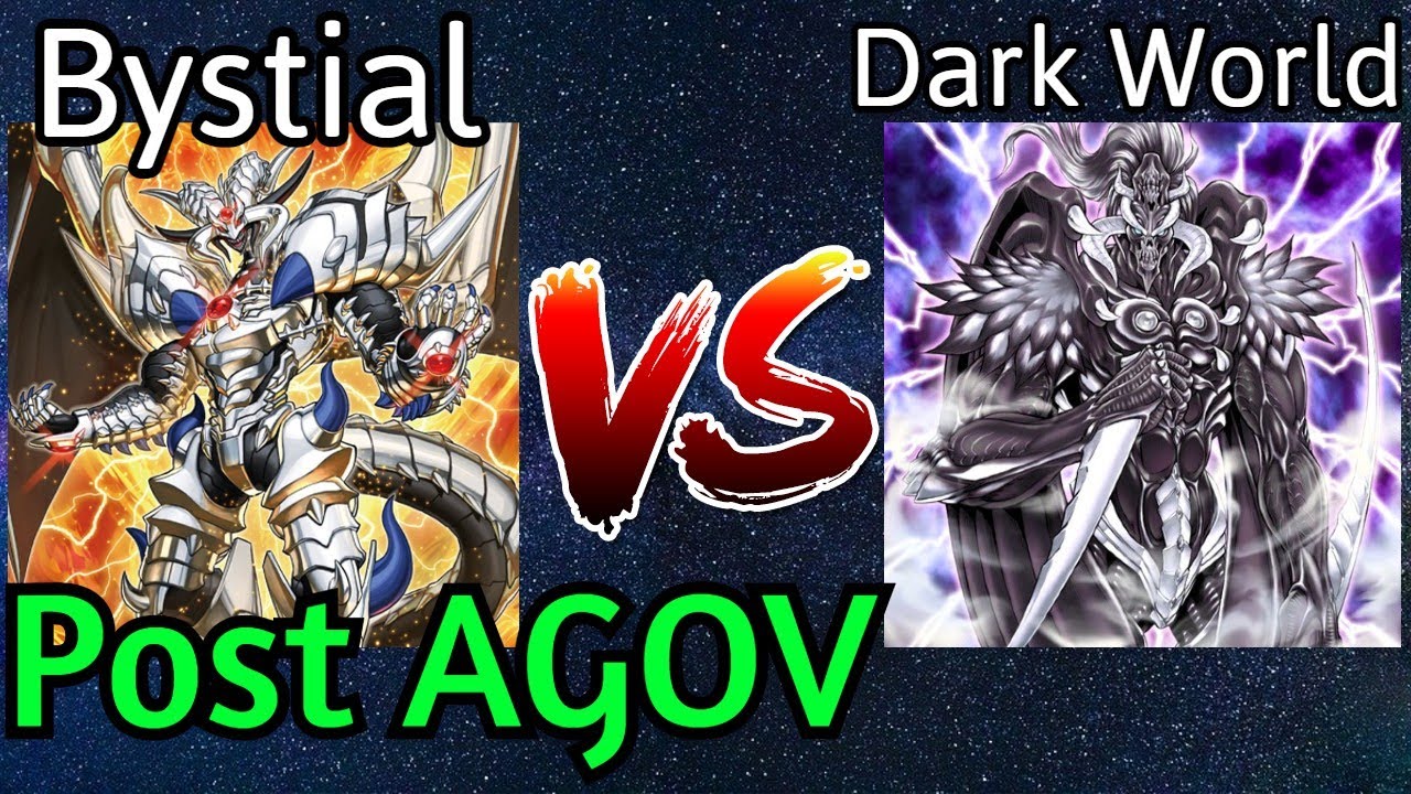 Bystial Synchro.Deck Vs Dark World Post AGOV Yu-Gi-Oh!