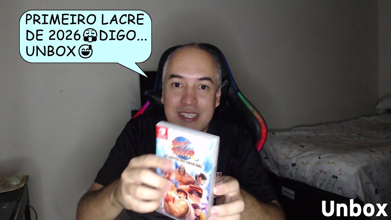 Unboxing - Street Fighter 30th Anniversary Collection - Mídia Física - edição Nintendo Switch