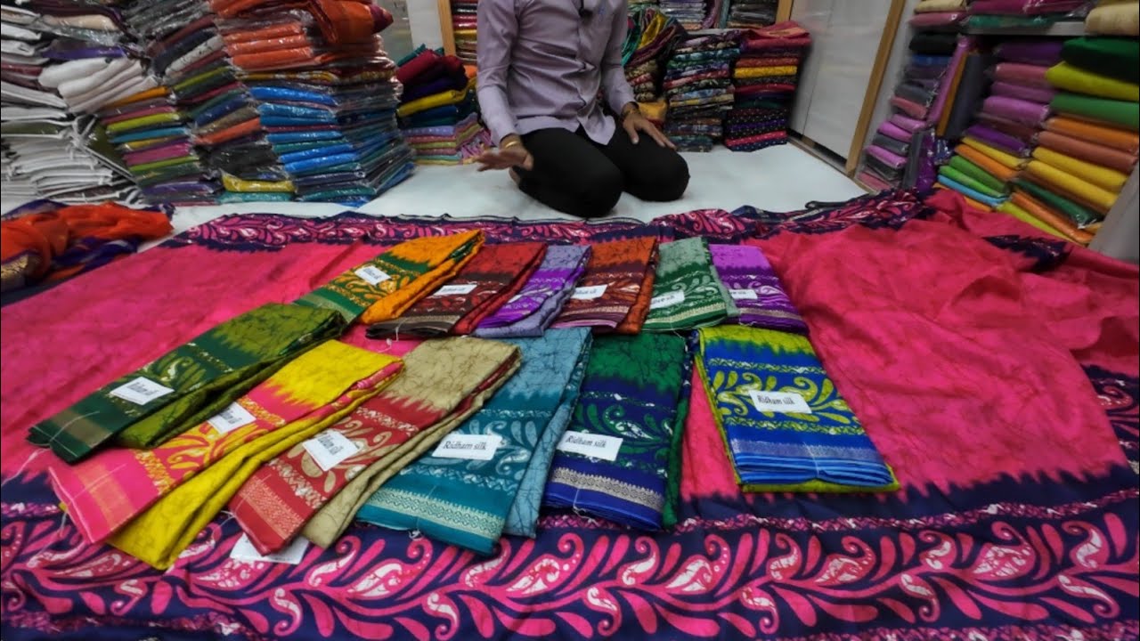  They give saree for just 165, chickpet wholesale fancy saree daily wear saree manufacturer price 