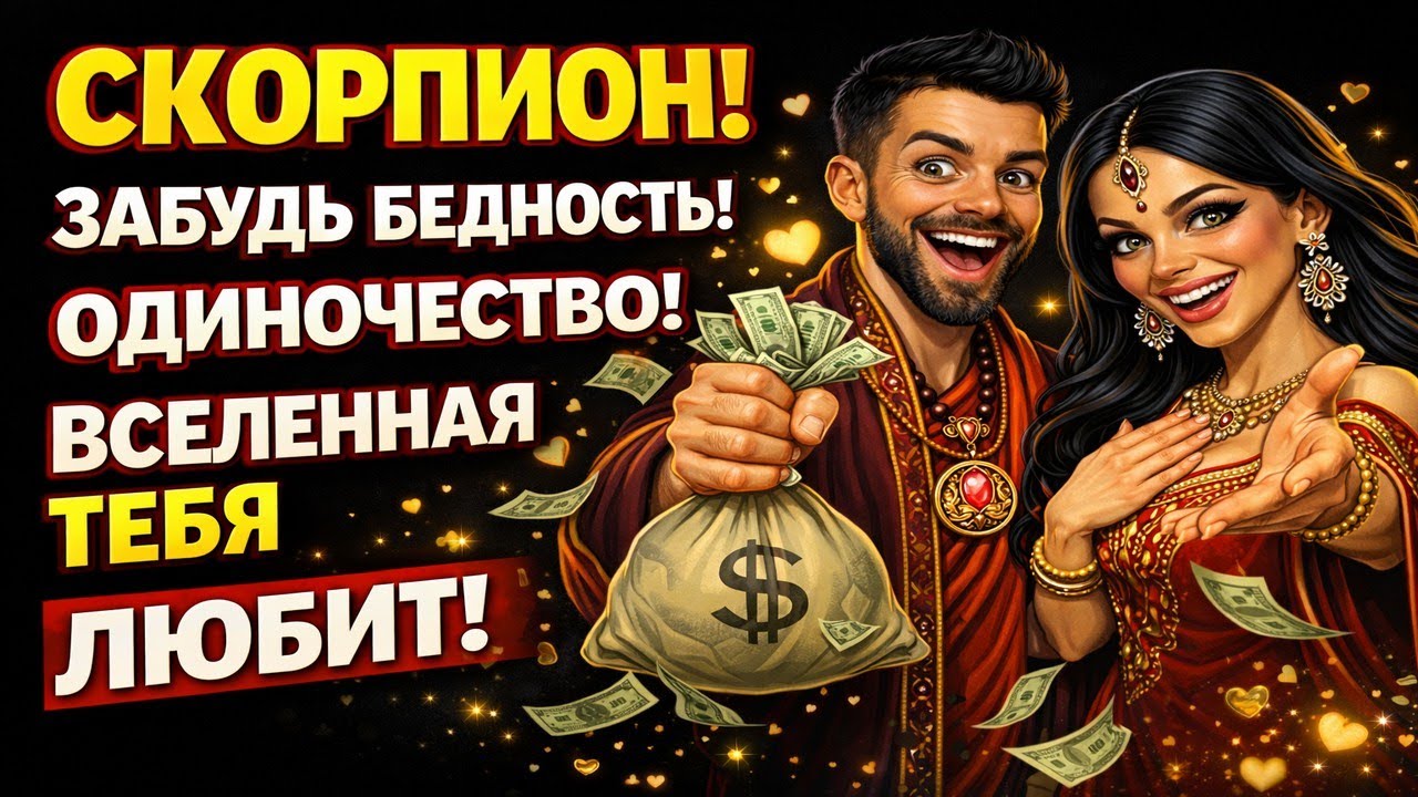 СКОРПИОН ЭТО БОМБА💥ЖИЗНЬ развернулась на 180°❗Деньги Свобода Любовь вышли из тупика❗