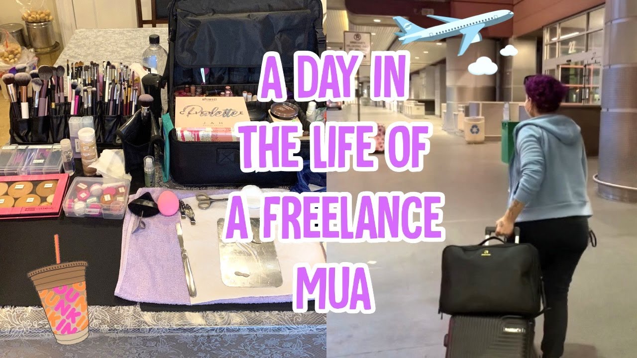 A Day in the Life of a Freelance Makeup Artist| Butterfly Artistry Vlog