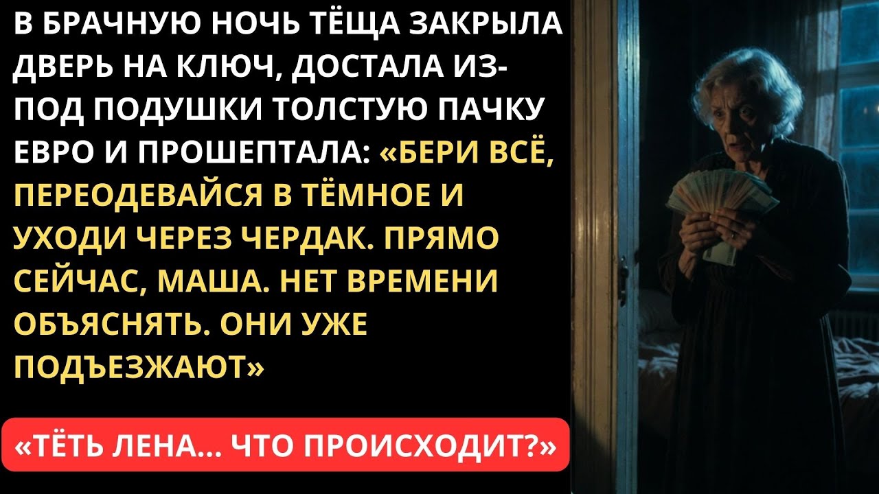 В БРАЧНУЮ НОЧЬ ТЁЩА ДАЛА 2 МИЛЛИОНА И СКАЗАЛА: «БЕГИ, ДОЧКА, ОНИ УЖЕ ЗДЕСЬ»