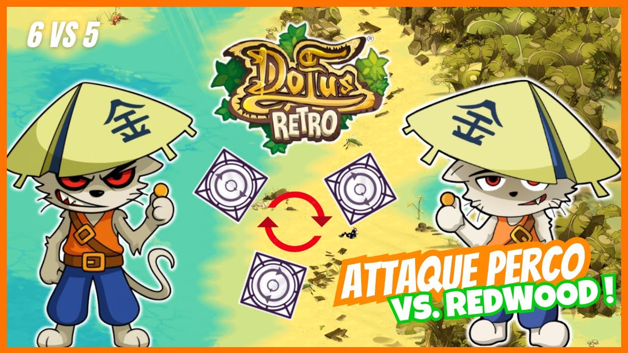 DOFUS [BOUNE] : ATTAQUE PERCO les ROULETTES de l'enfer 🤣