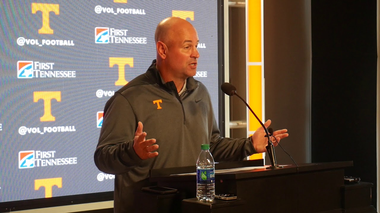 Jeremy Pruitt - Vols HC (BYU week Mon PC)