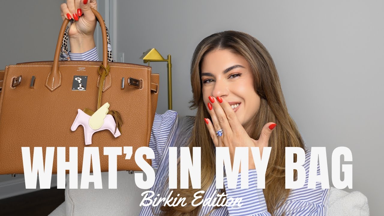 What’s REALLY in My Hermès Birkin 👜 | Luxury Girl Essentials & Hidden Favorites