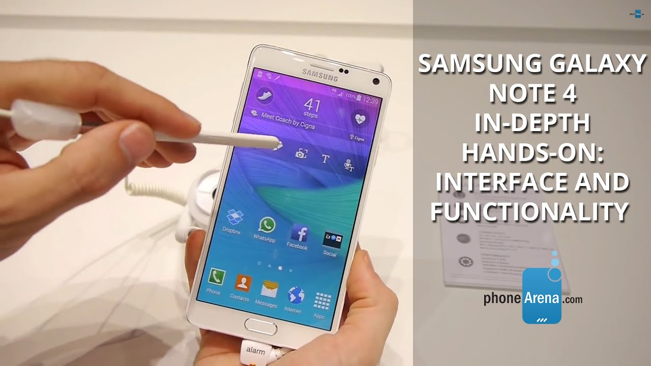 Samsung Galaxy Note 4 in-depth hands-on: Interface and Functionality