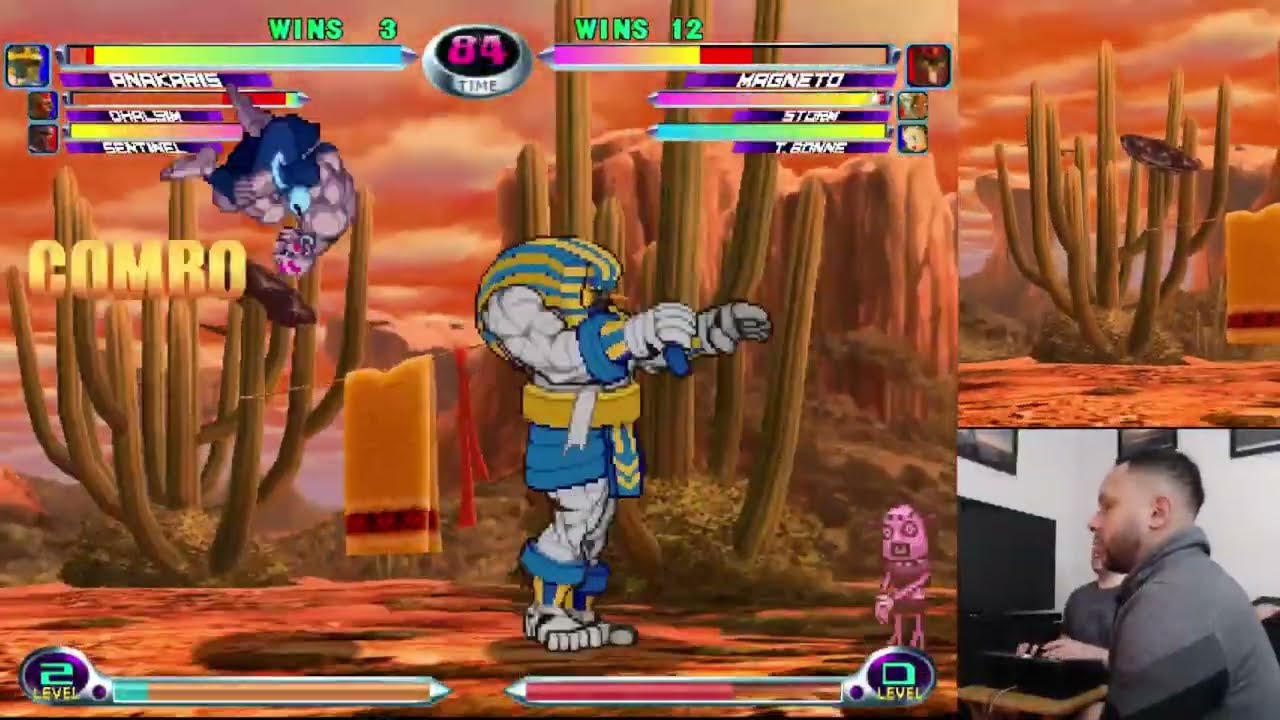 MvC2: Maddroo - Anakaris Curse Infinite to Whiff DHC 200% Sequence .:3.30.23:. [Player Cam]