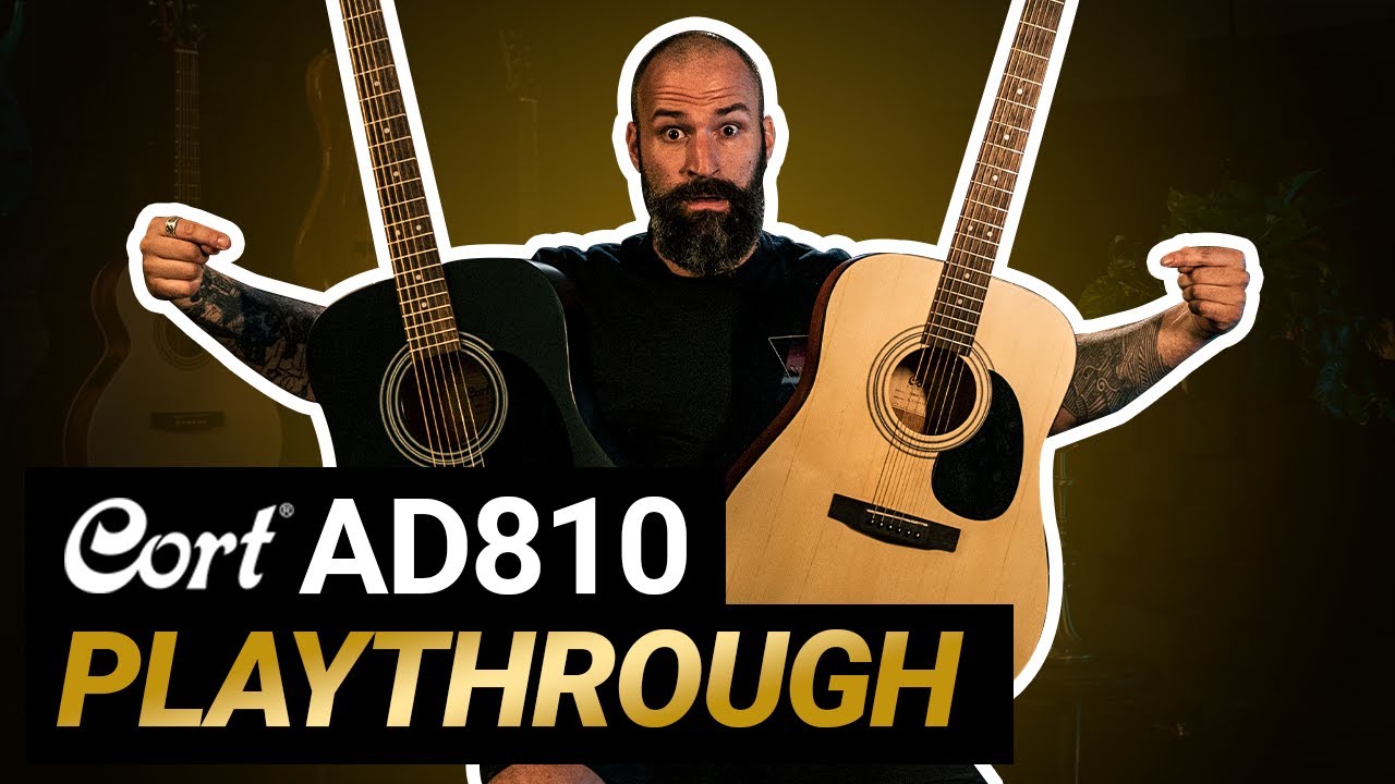 Hear The Cort AD810 Acoustic Guitar