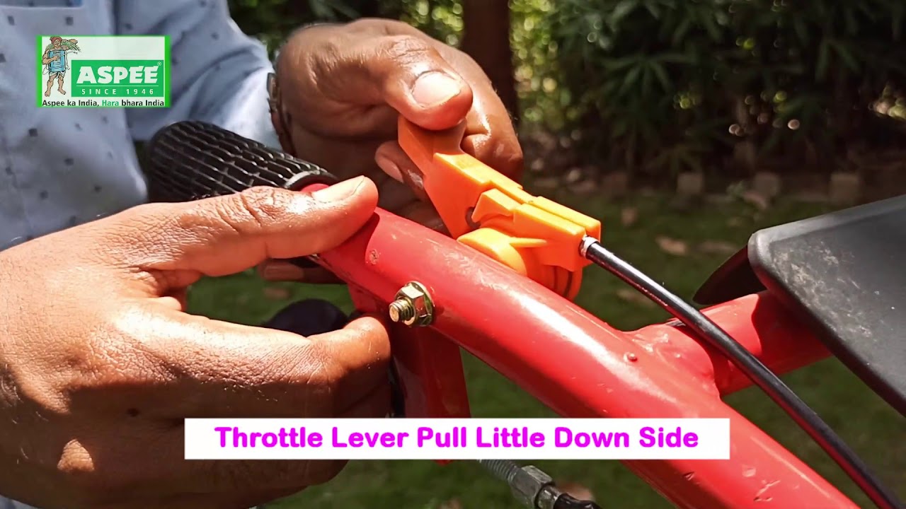 How to Start ASPEE Power Weeder