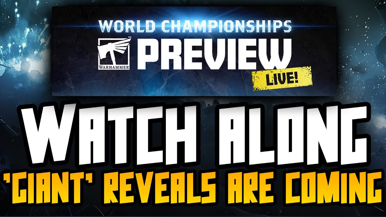 'GIANT' WARHAMMER REVEALS WATCHALONG! This is the big one?!